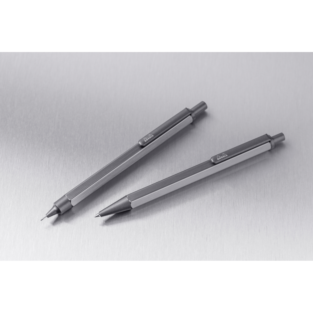 Ballpoint Pen 0,7 mm - Rhodia - Titanium