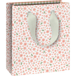 Paper gift bag Samia - Stewo - Pink 18 x 8 x 21 cm