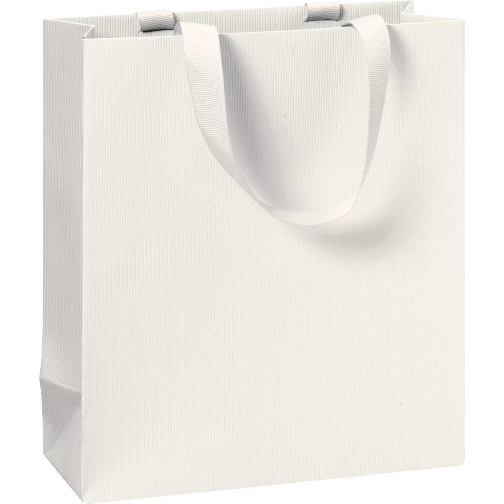 Paper gift bag One Colour - Stewo - Beige 18 x 8 x 21 cm