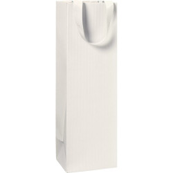 Paper wine gift bag One Colour - Stewo - Beige 11 x 10,5 x 36 cm