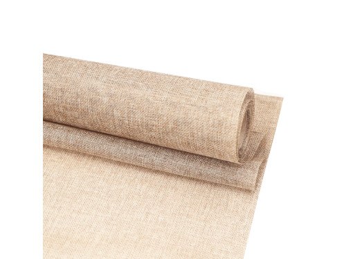 Bieżnik jutowy materiał dekoracyjny - naturalny jasny 48 cm x 4,5 m