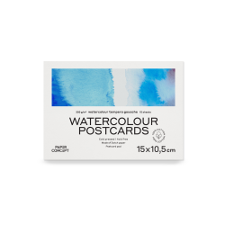 Blok do pocztówek 100% Cotton - PaperConcept - 15 x 10,5 cm 300 g 15 ark.