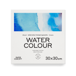 Blok do akwareli 100% Cotton - PaperConcept - 30 x 30 cm 300 g 10 ark.