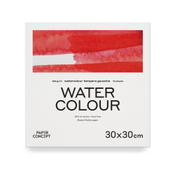 Blok do akwareli Watercolour - PaperConcept - cold press 30 x 30 cm 300 g 10 ark.