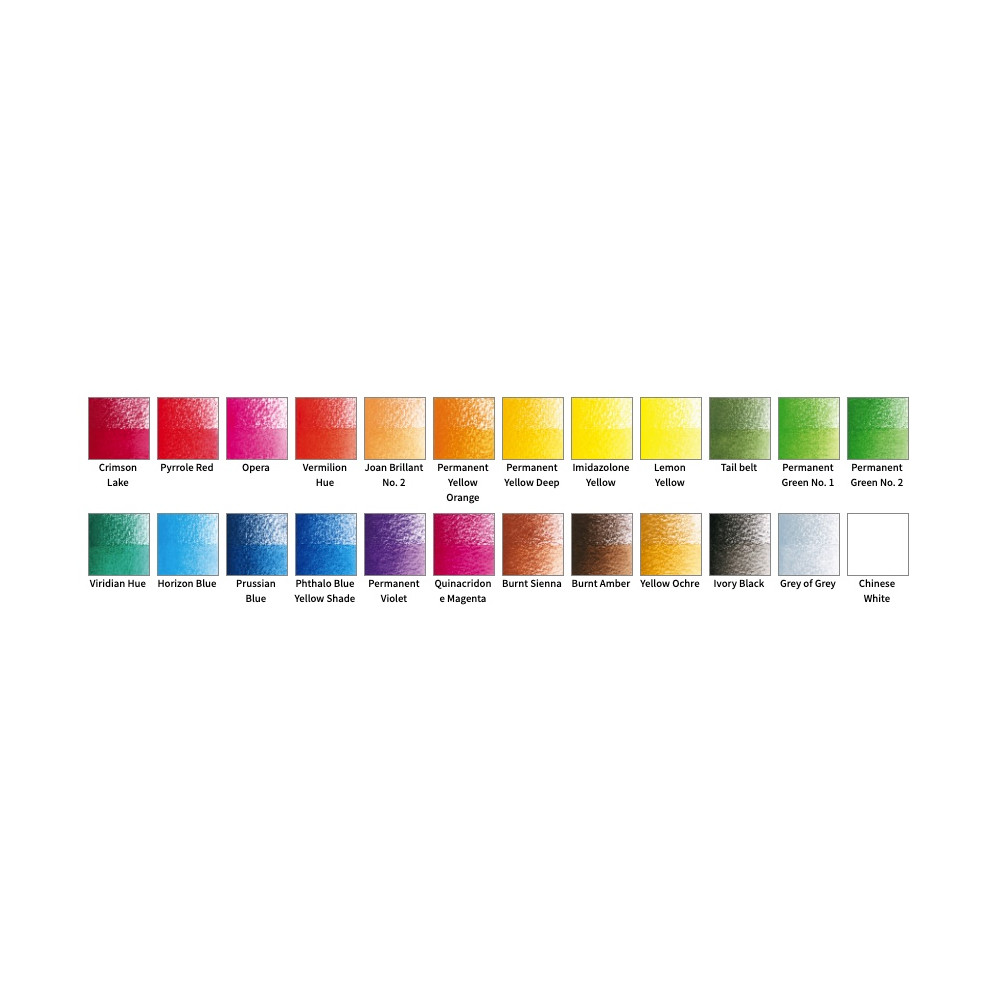 Set of Artists' Watercolor Pencils - Holbein - 24 pcs