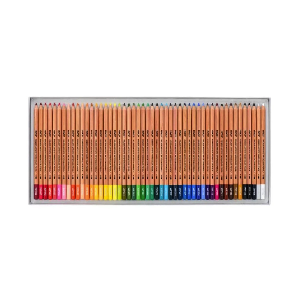 Set of Artists' Watercolor Pencils - Holbein - 50 pcs