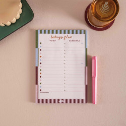 Boho Nouveau Daily Planner Pad A5 - Good Tuesday