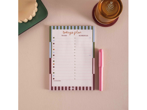 Boho Nouveau Daily Planner Pad A5 - Good Tuesday