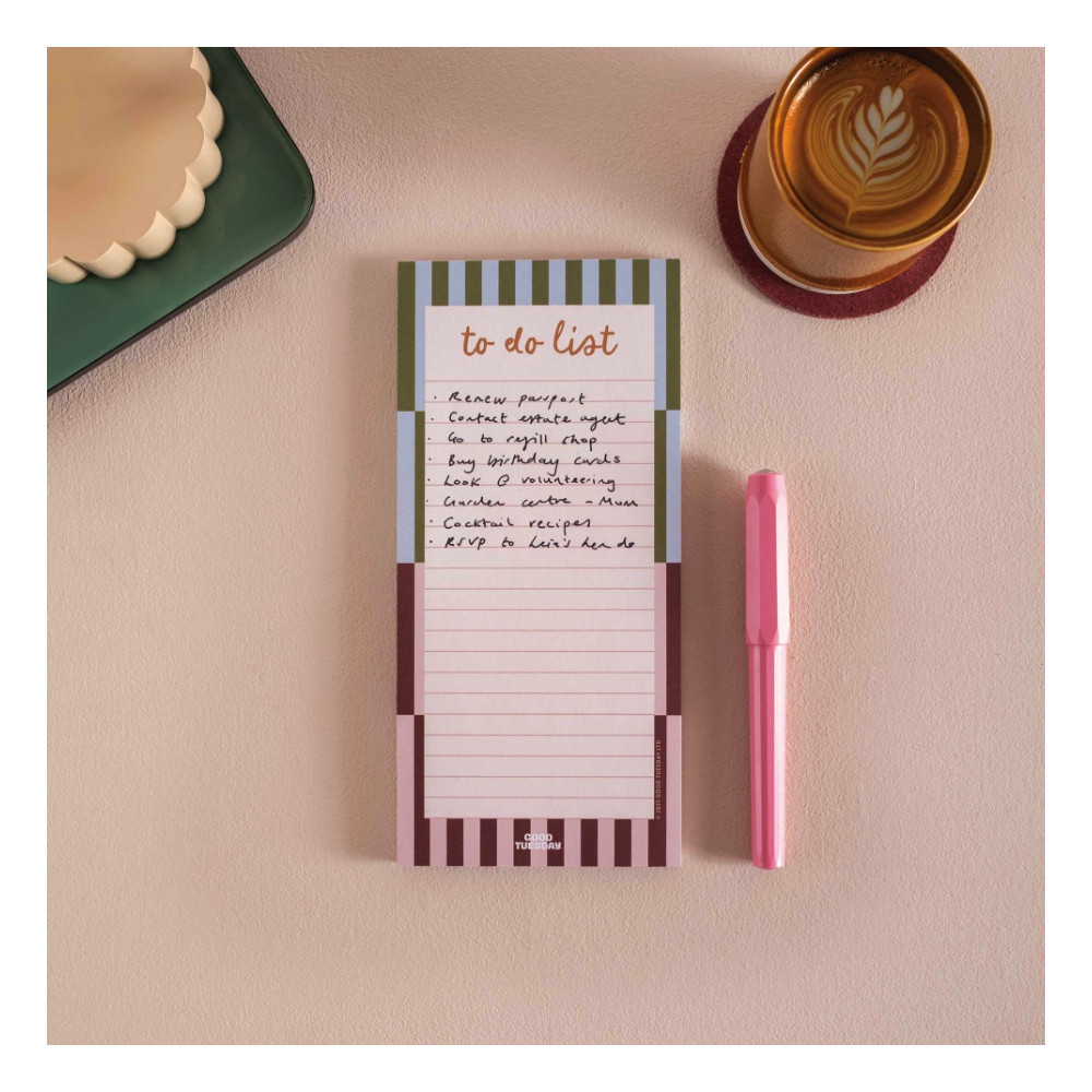 Boho Nouveau To Do List Planner 21 x 9,9 cm - Good Tuesday