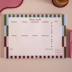 Planner tygodniowy biurkowy Boho Nouveau A4 - Good Tuesday