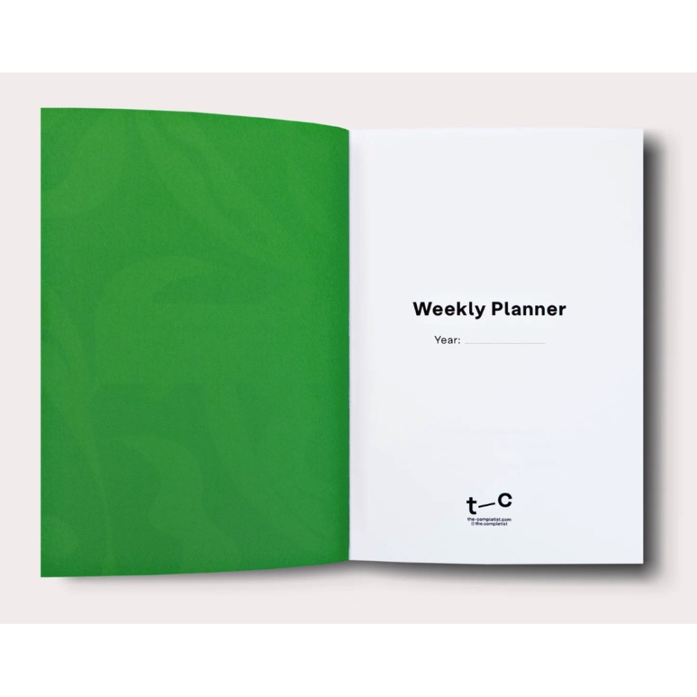 Weekly undated planner Marfa No.1 A5 - The Completist.