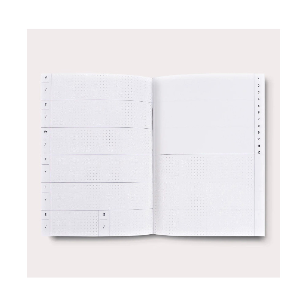 Weekly undated planner Freya No.1 A6 - The Completist.
