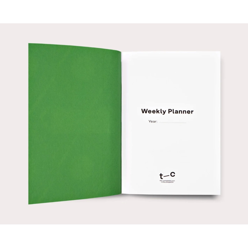 Weekly undated planner Freya No.1 A6 - The Completist.