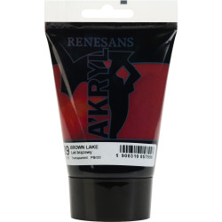 Acrylic A'kryl paint - Renesans - 89 brown lake 100 ml