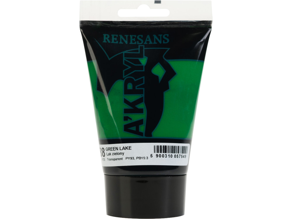 Farba akrylowa A'kryl - Renesans - 88 lak zielony 100 ml