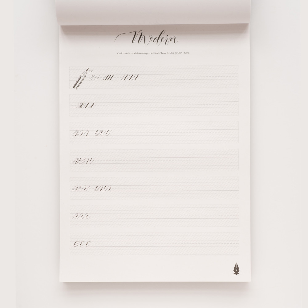 Modern Calligraphy Practice Workbook A4 - Renesans