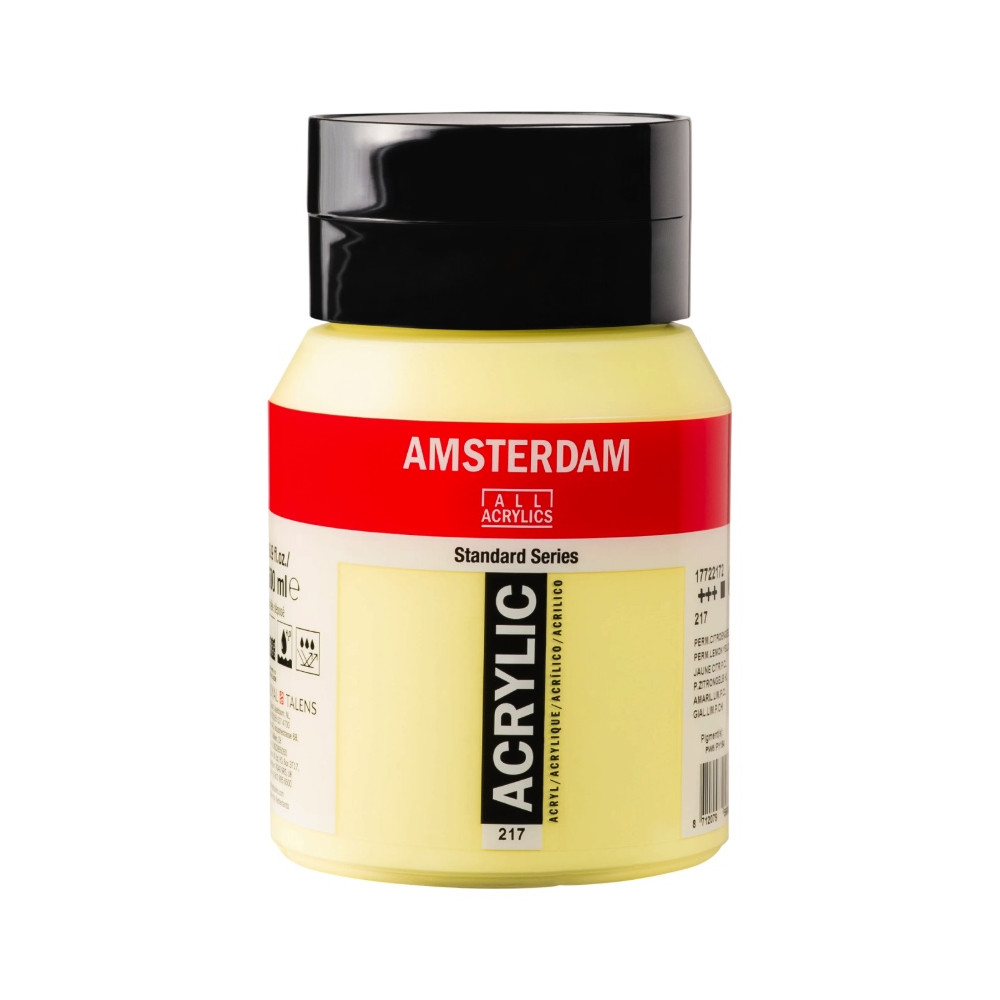 Farba akrylowa - Amsterdam - 217 Lemon Yellow 500 ml