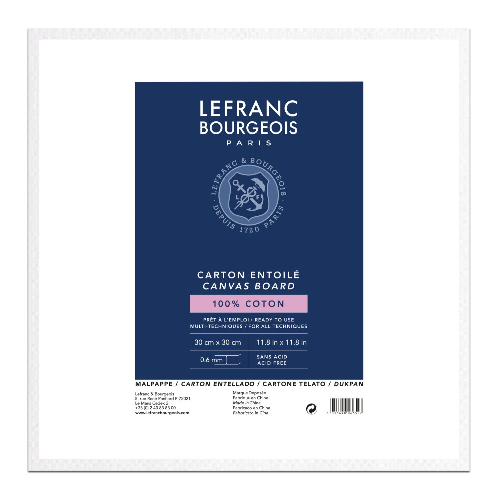 Painting board - Lefranc & Bourgeois - 30 x 30 cm