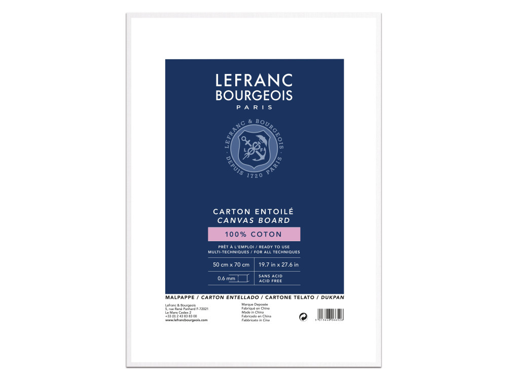 Painting board - Lefranc & Bourgeois - 50 x 70 cm