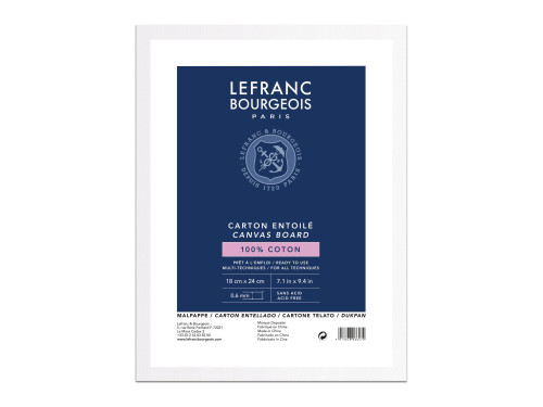 Painting board - Lefranc & Bourgeois - 18 x 24 cm