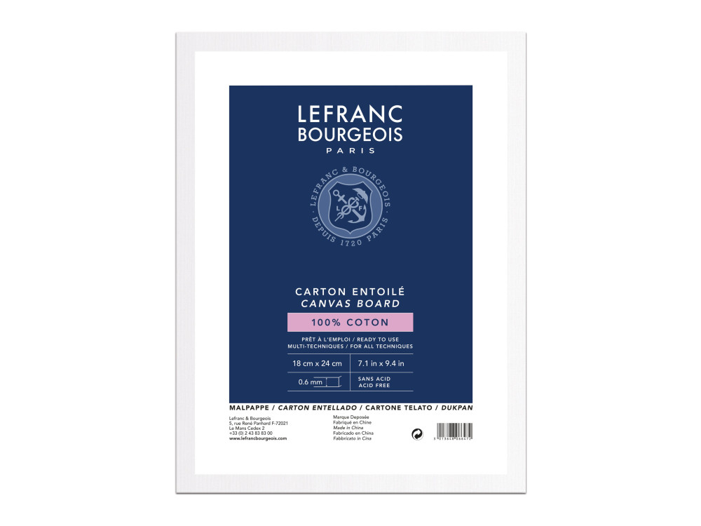 Painting board - Lefranc & Bourgeois - 18 x 24 cm