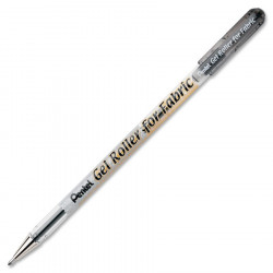 Długopis żelowy do tkanin - Pentel - czarny