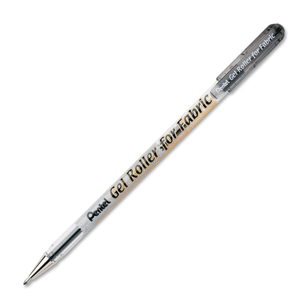 Długopis żelowy do tkanin - Pentel - czarny