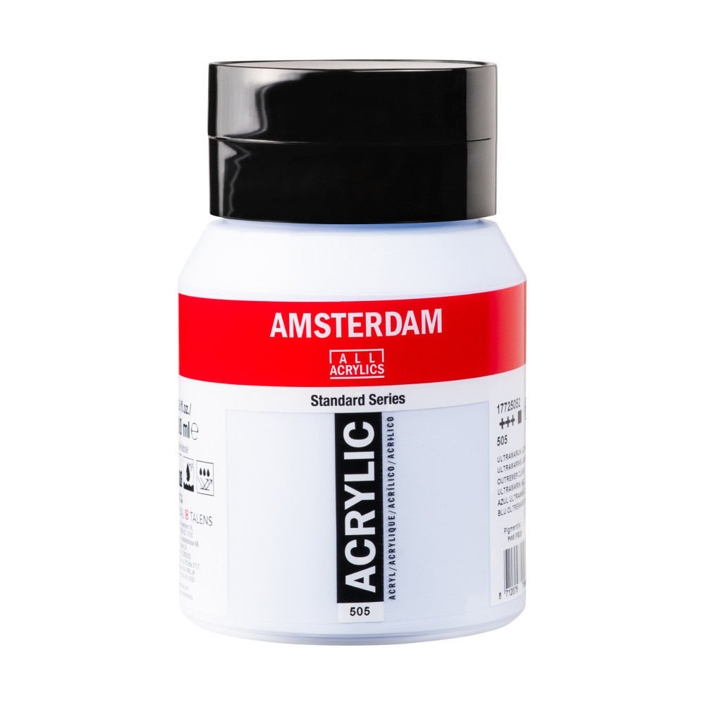Acrylic paint - Amsterdam - 505 Ultramarine Light 500 ml