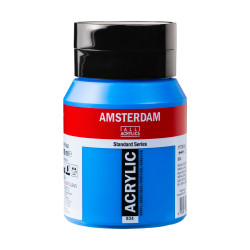 Farba akrylowa - Amsterdam - 834 Metallic Blue 500 ml