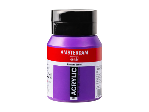 Farba akrylowa - Amsterdam - 835 Metallic Violet 500 ml