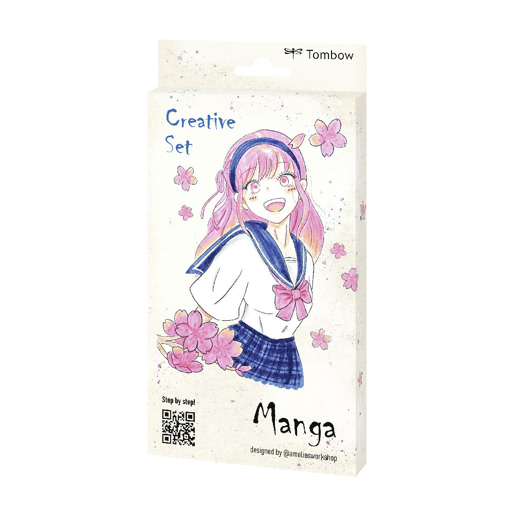 Zestaw pisaków Manga Kawaii - Tombow - 5 szt.