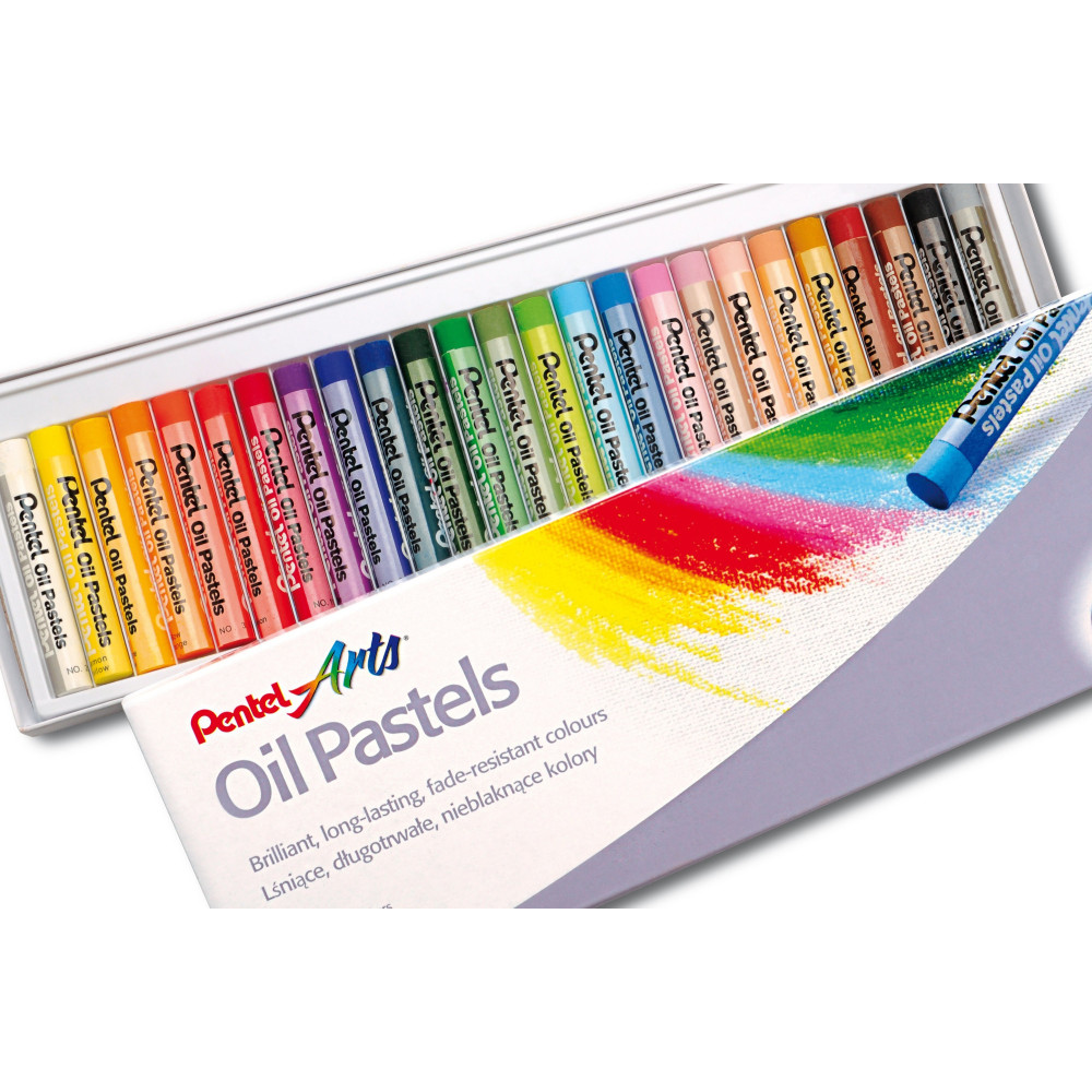 Pentel Oil Pastels - Set of 25 colours