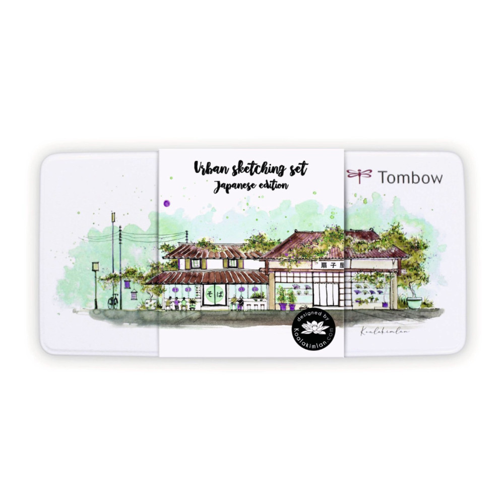 Urban Sketching Set Japan Edition - Tombow - 8 pcs.