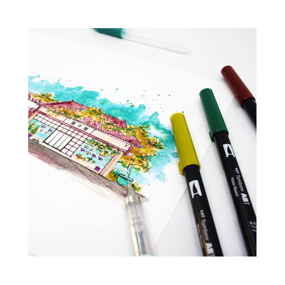 Zestaw artystyczny Urban Sketching Japan Edition - Tombow - 8 szt.