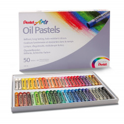 Pentel Oil Pastels - Set of 50 colours