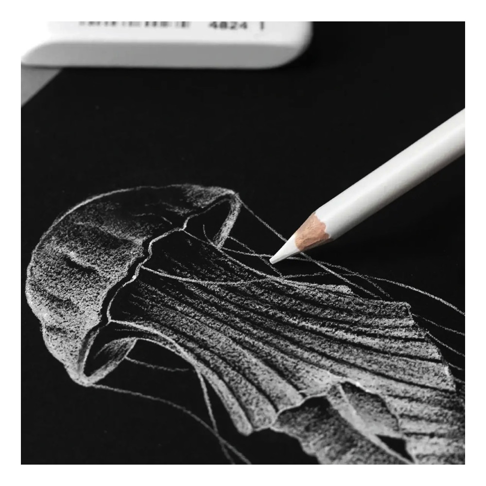 Zestaw ołówków węglowych Art Charcoal - Milan - białe 3 szt.