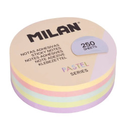 Round notes - Milan - pastel 6,7 cm 250 pcs