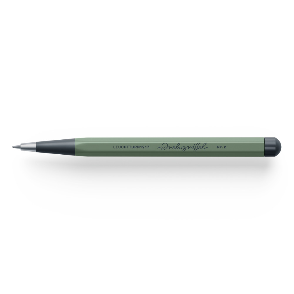 Ołówek Drehgriffel Nr. 2 - Leuchtturm1917 - Olive 0,7 mm HB