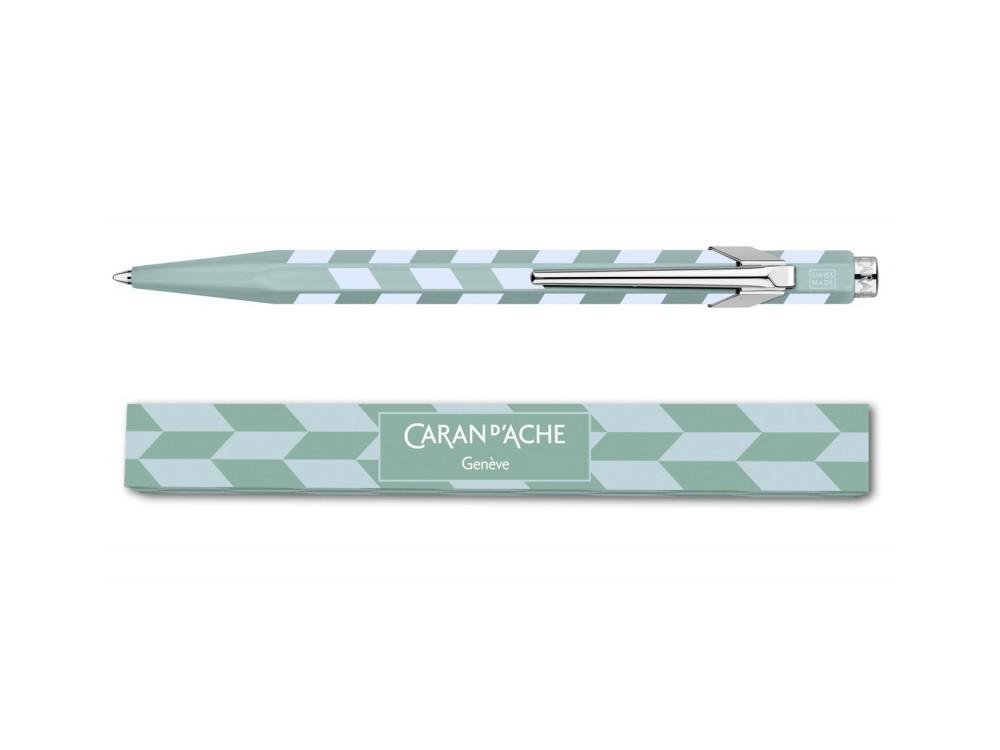 Ballpoint 849 Mosaic pen - Caran d'Ache - Water Green