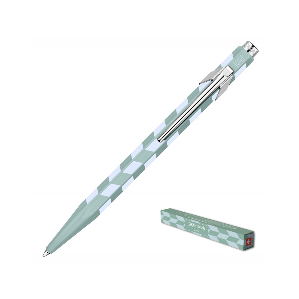 Ballpoint 849 Mosaic pen - Caran d'Ache - Water Green