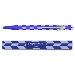 Ballpoint 849 Mosaic pen - Caran d'Ache - Royal Blue