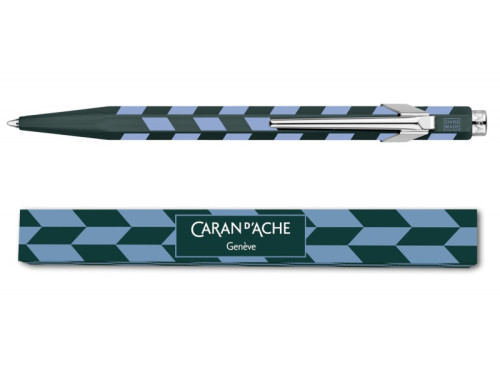 Ballpoint 849 Mosaic pen - Caran d'Ache - Spruce Green