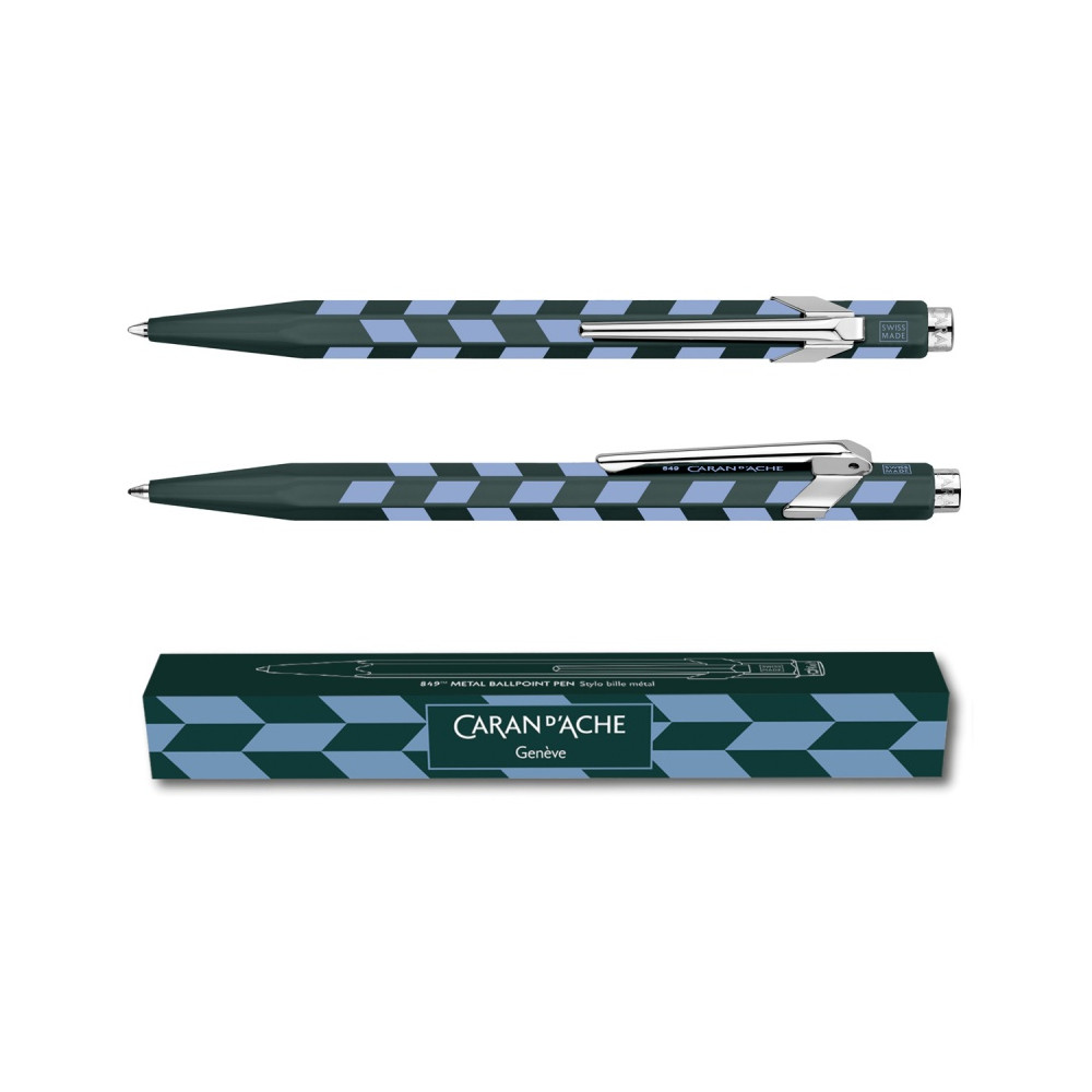 Ballpoint 849 Mosaic pen - Caran d'Ache - Spruce Green
