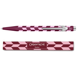 Ballpoint 849 Mosaic pen - Caran d'Ache - Garnet Red