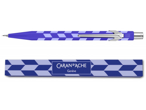 Mechanical pencil 844 Mosaic - Caran d'Ache - Royal Blue 0,5 mm