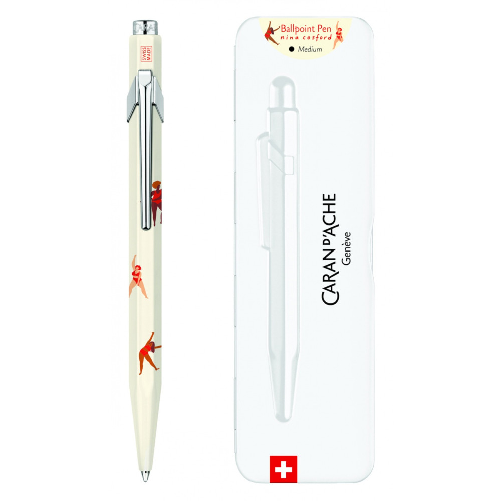 Długopis 849 Nina Cosford z etui - Caran d'Ache - Beige