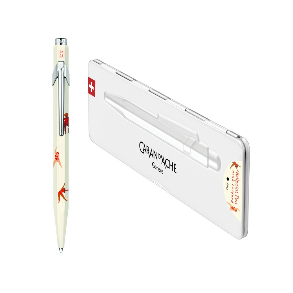 Długopis 849 Nina Cosford z etui - Caran d'Ache - Beige