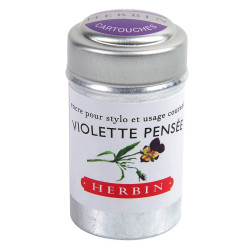 Naboje atramentowe - J.Herbin - Violet Pansy 6 szt.