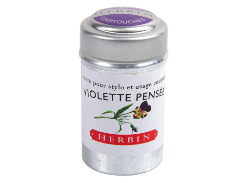 Naboje atramentowe - J.Herbin - Violet Pansy 6 szt.