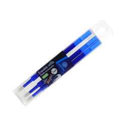 Wkłady wymazywalne Click Astrapen - Astra - niebieskie 0,5 mm 3 szt.